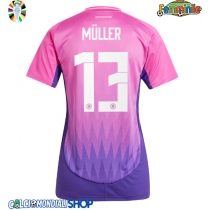Maglie da calcio Germania Thomas Muller #13 Seconda Maglia Femminile Europei 2024 Manica Corta